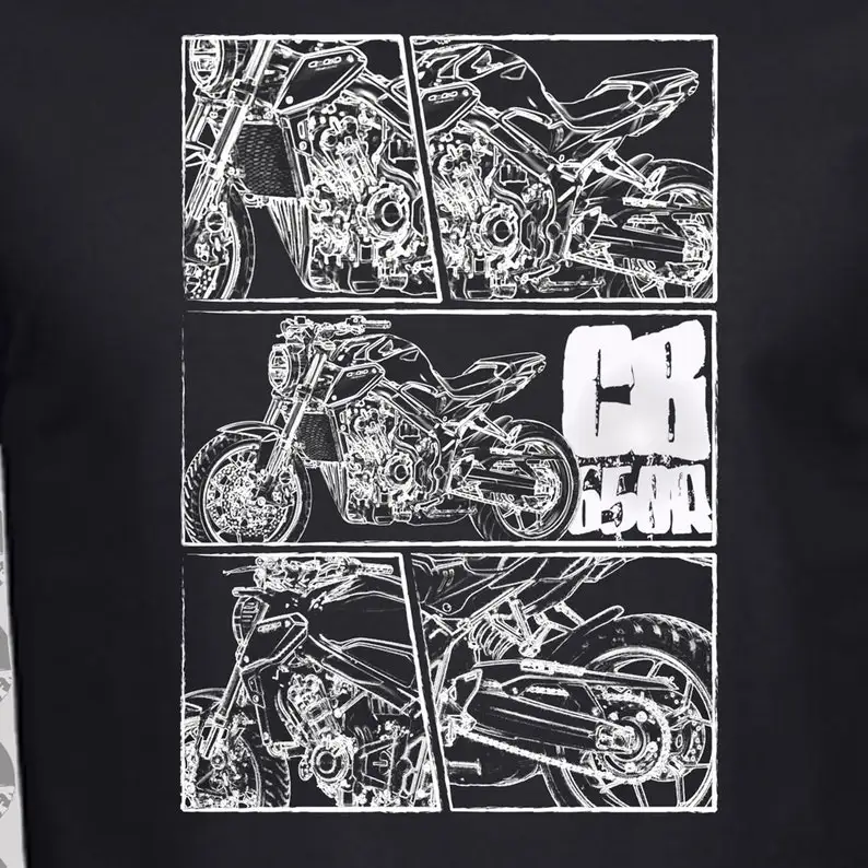 Hondang CB650R Neo Sports naked Bike Graphic COM Design Men's Tshirt