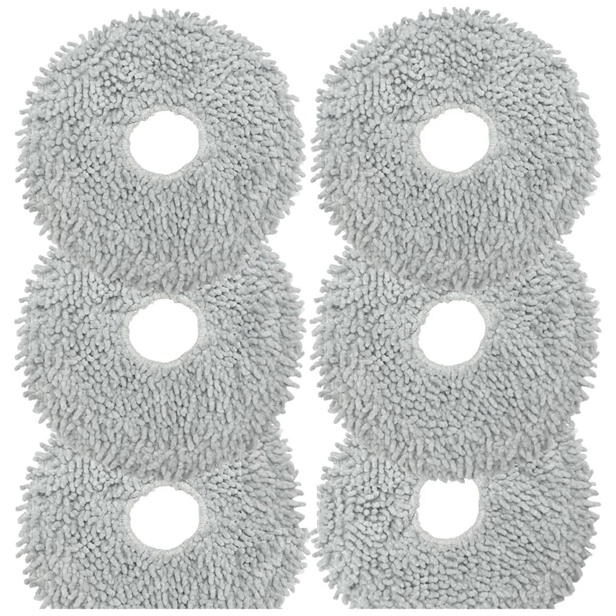 Il nuovo 6PCS Mop Panno Pad di Ricambio per L10s Ultra/L10 Ultra Robot Aspirapolvere Parti Riutilizzabili Wet Mopping Pads