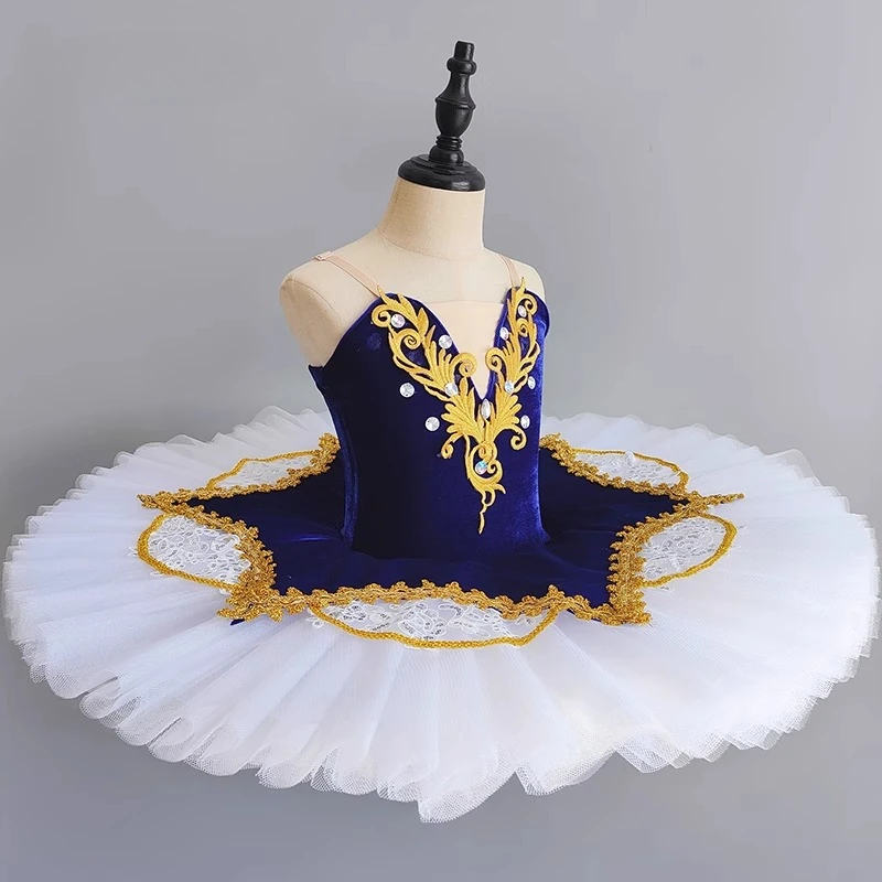 

Профессиональная балетная пачка для взрослых, детский костюм для девочек, женское синее, черное балетное платье, балетная одежда для женщин и девочек