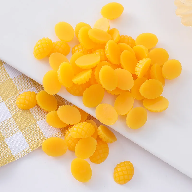 PVC Simulation Miniature Mango Imitation Fruit Deco Parts Dollhouse DIY Kids Food Model Photography Props Decoration 50pc/lot