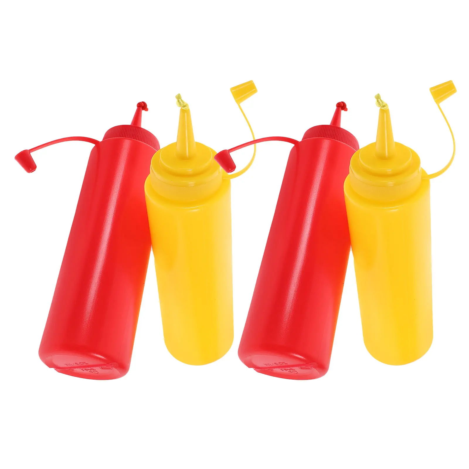 

4Pcs Fake Ketchup Mustard Bottle Prank Set Realistic Squirting Condiment Dispenser for April Fools Day Party Supplies Festival