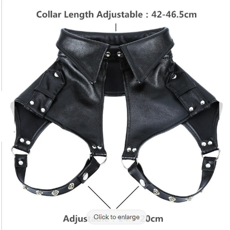 Men Leather Harness Leather Fetish Gay Adjustable Sexual Body Bondage Gay Clothing for Adult Sex Nightclub Wear Restraint Belts