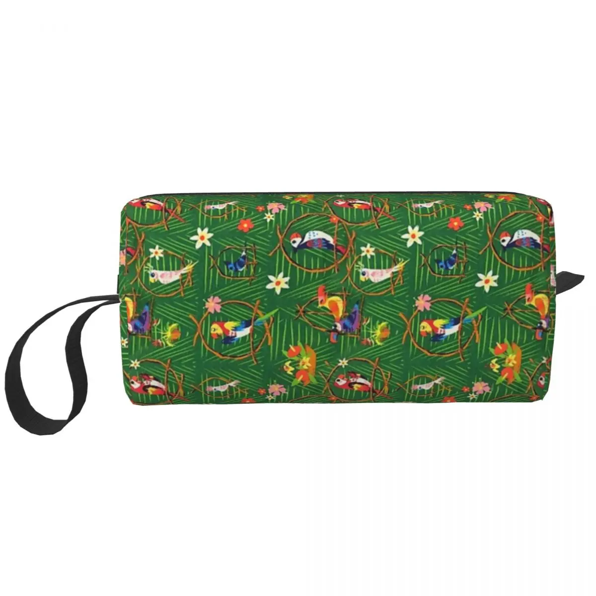 Enchanted Tiki Room Makeup Bag Cosmetic Organizer Storage Dopp Kit Toiletry Cosmetic Bag for Women Beauty Travel Pencil Case