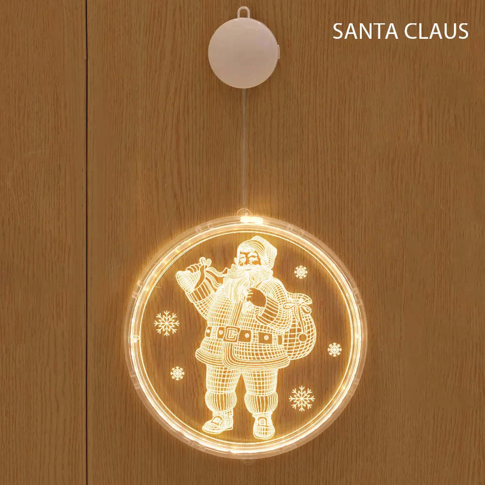 Merry Christmas LED Fairy Lights Santa Claus Elk Bedroom Living Dining Decoration New Year Gift Christmas Tree Hanging Light image 6