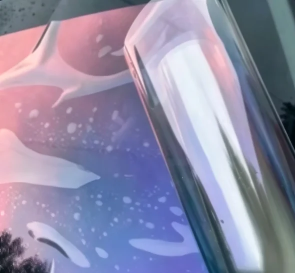Decorative Solar Film Ghost Rose Chameleon Car Windshield Tint Iridescent Color Shift Anti UV