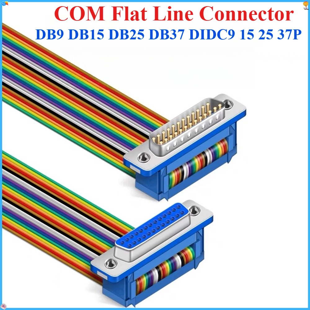 1PCS D-SUB DB9 DB15 DB25 DB37 DIDC 9 15 25 37Pin Male Female D-SUD Serial Port Connector Adapter RS232 COM Extension Cable