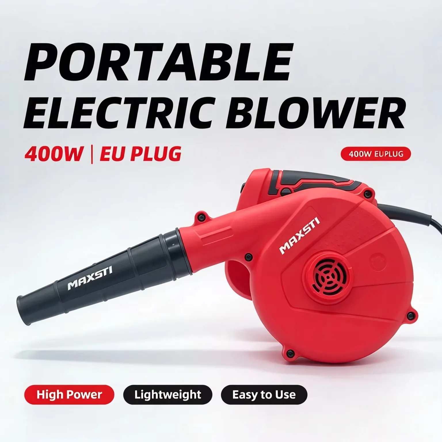MAXSTI High Power Cordless Blower Lithium Battery Industrial Leaf Blower for Garden Sweeping