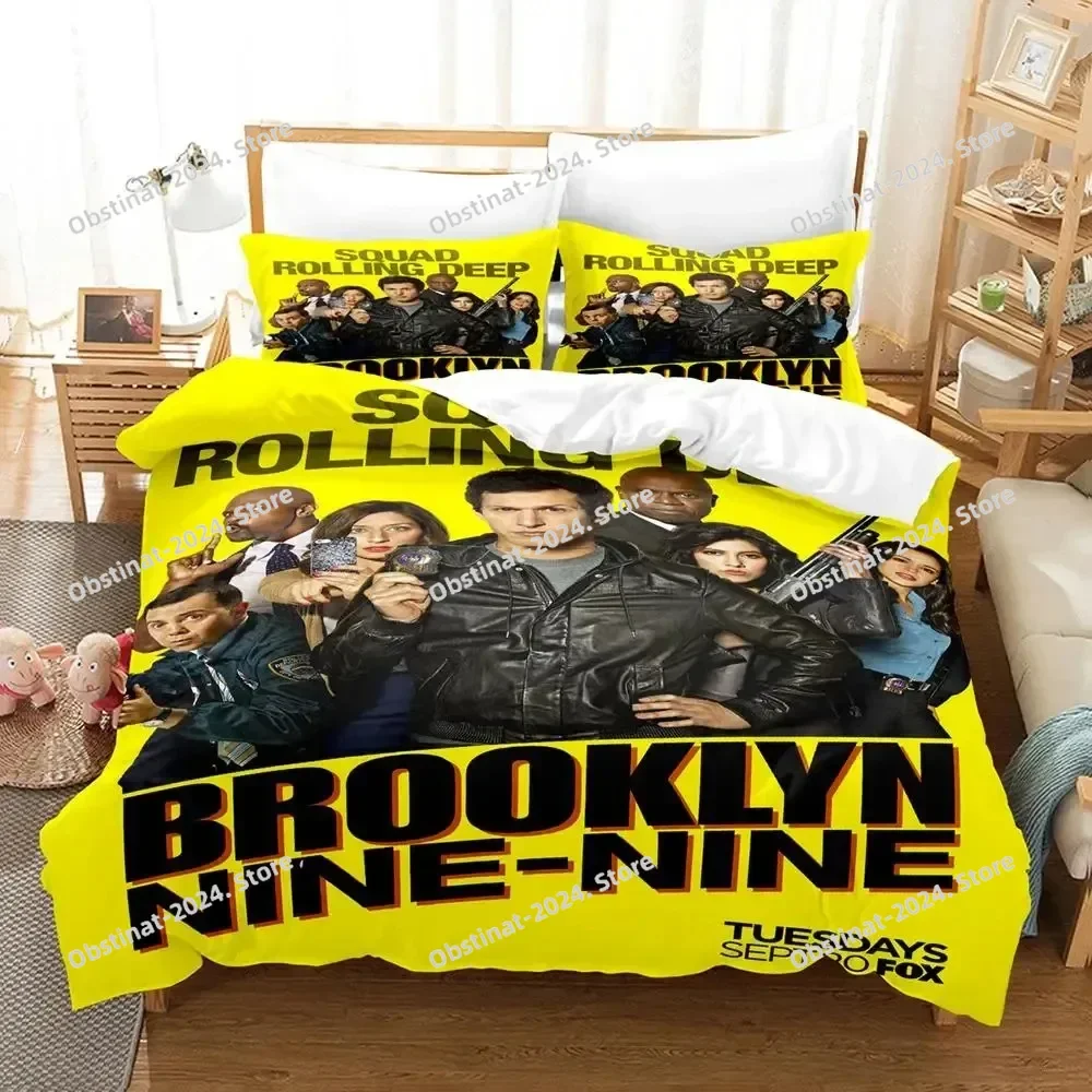 Brooklyn Negen-Negen Beddengoed Set Jongens Meisjes Twin Queen Size Dekbedovertrek Kussensloop Bed Kinderen Volwassen Mode Thuis Textilextile