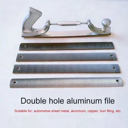 Car Body Polisher Files Coarse/Medium/Fine Adjustable Frame Milled Tooth Metal Panel Polishing Curved Steel File Holder Kit