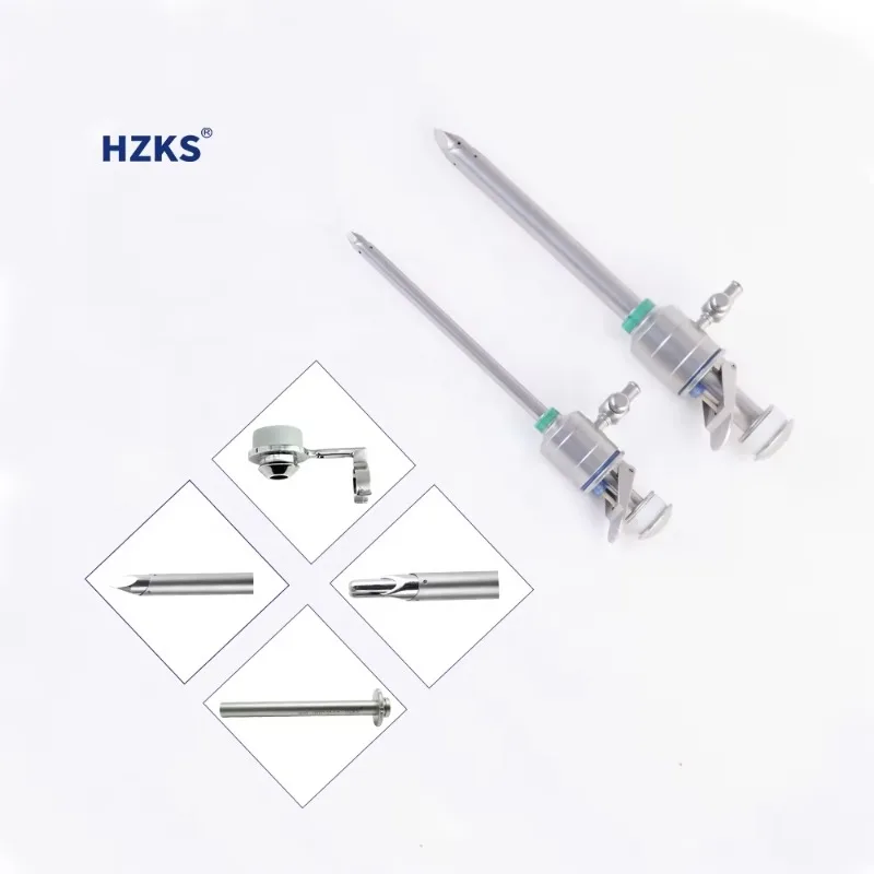 Manual 5mm & 10mm Laparoscopic Trocars Surgical Instruments Basis Trocar Catheter