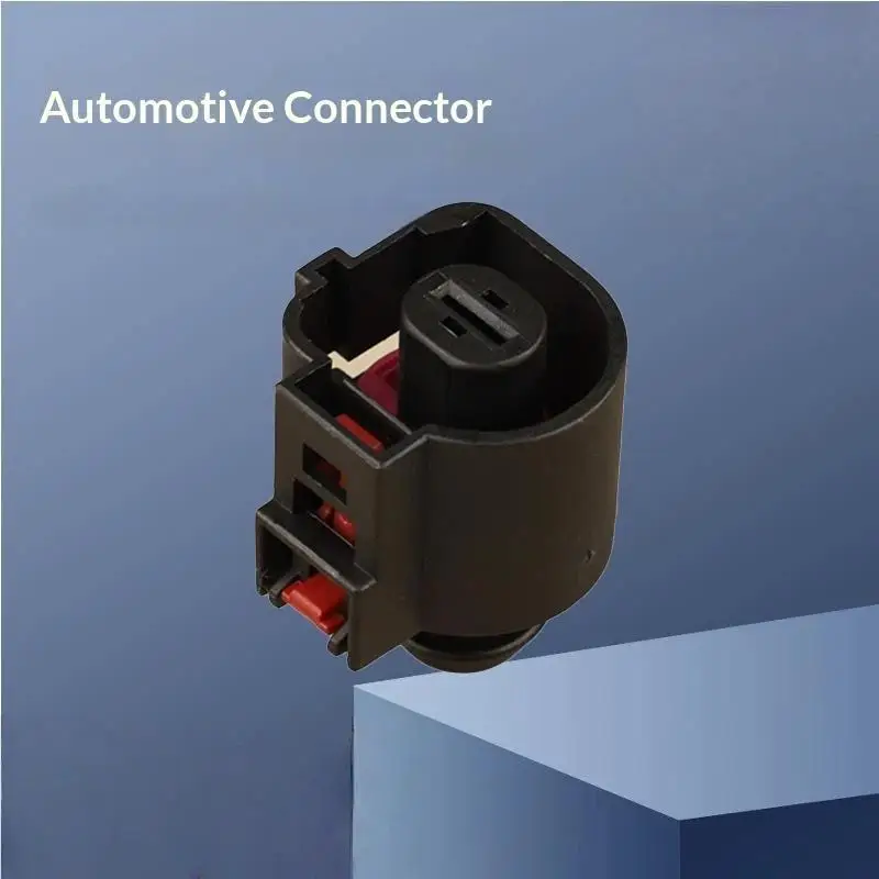1K0973751 Car Starter Motor Connector Female Plug Waterproof Auto Electrical Wiring Socket Replacement For Vehicle Ignition