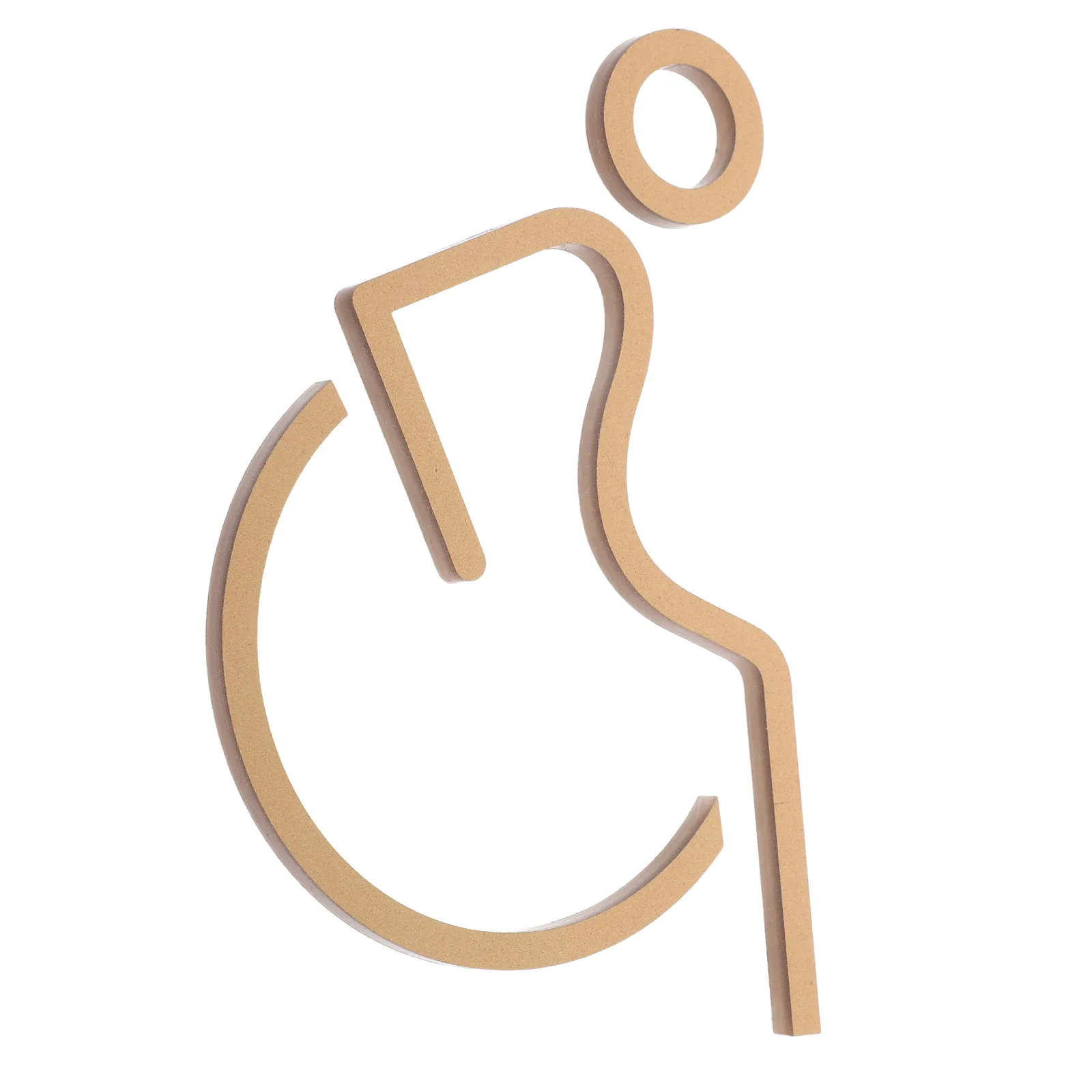 Handicap Restroom Sign Acrylic Waterproof Scratch Resistant Accessible Business Signage Wheelchair Accessible Decals Restaurant