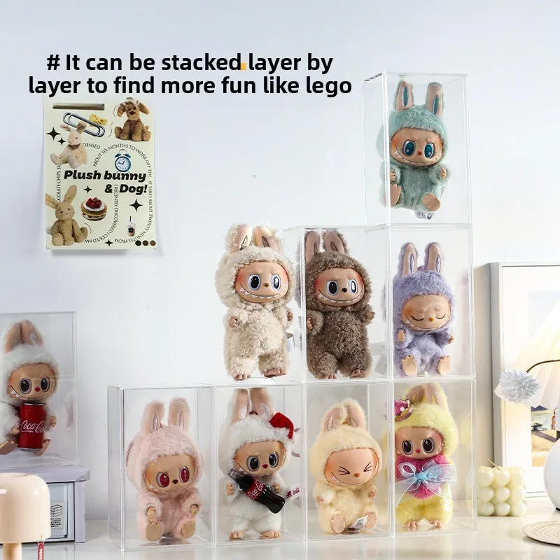 The Best-selling Pendant Storage Box for Plush Dolls Is A Portable and Practical Dust-proof Transparent Blind Box for Dolls