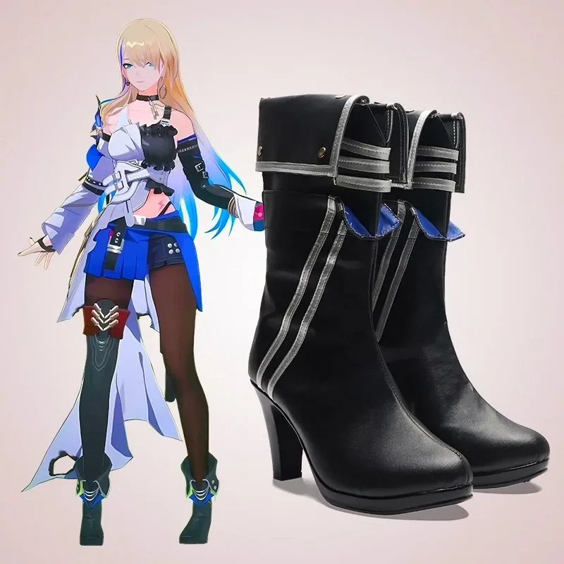 

Обувь для косплея Honkai Star Rail Serval, ботинки, аксессуары для Хэллоуина, изготовленные на заказ