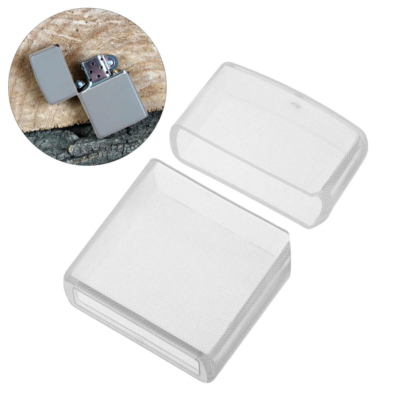 

3 шт., защитный чехол для зажигалки, прозрачный чехол высокой четкости для портативного ящика для хранения дыма, устойчивый к царапинам, надежно подходит