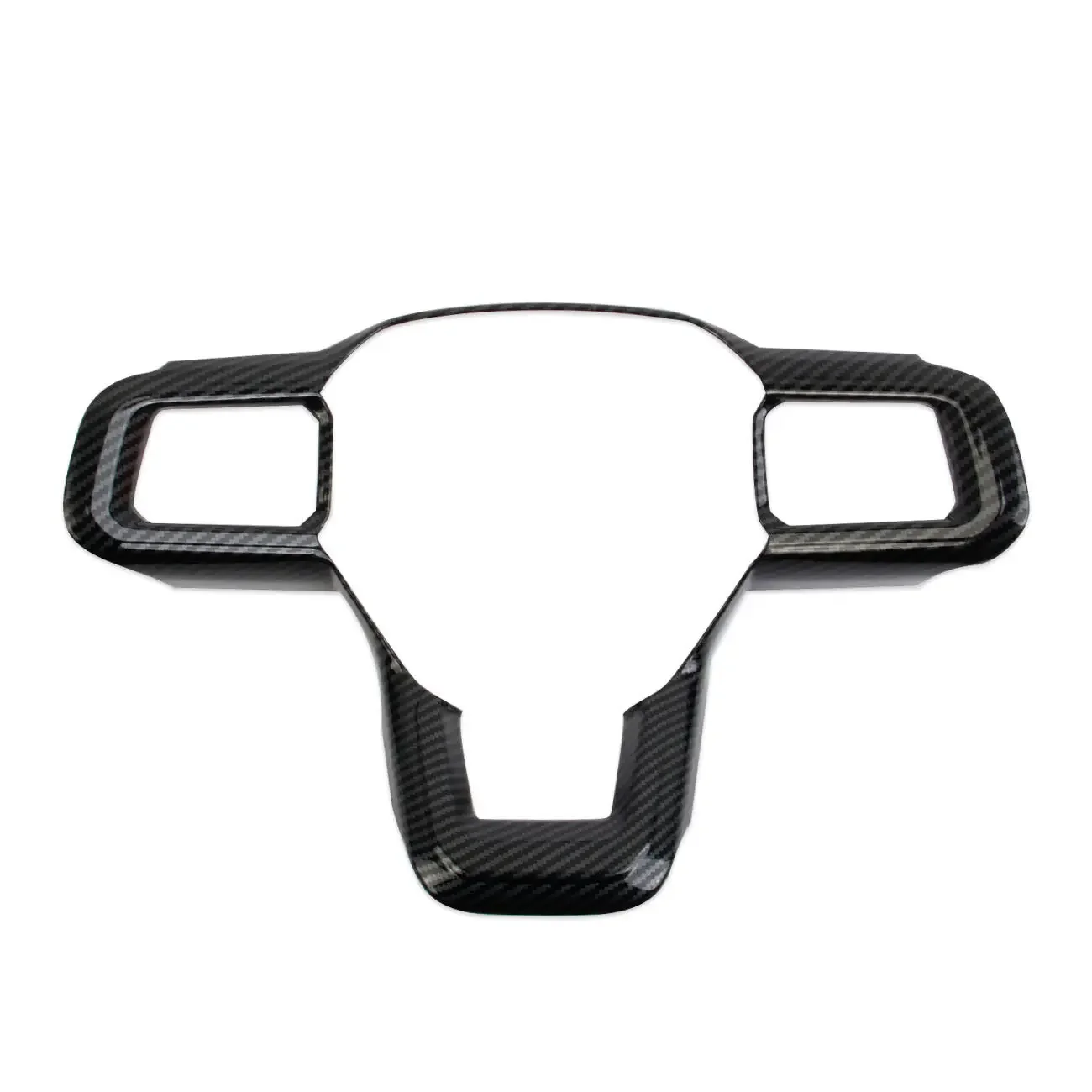 

Для Ford Mustang 2024+ накладка на руль из АБС-пластика под карбон, декоративная отделка, аксессуары для интерьера автомобиля