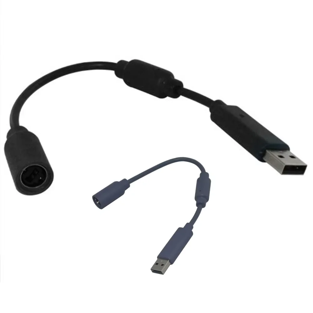 USB Breakaway Cable For Xbox 360 Game Controller Break off Cable Cord Adapter With Filter