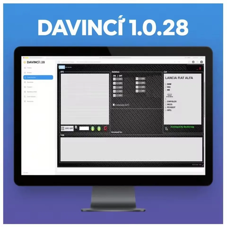 2025 Davincie 1.0.28 pro ECU Programming Software for Automotive Diagnostics Compatible with Windows 7 Supports KESS/KTAG