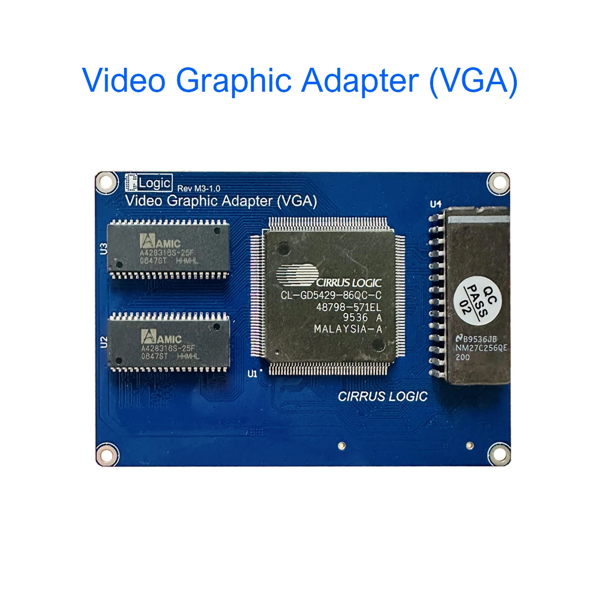 

Video Graphic Adapter VGA Rev M3-1.0 For Book 8088 v2.0