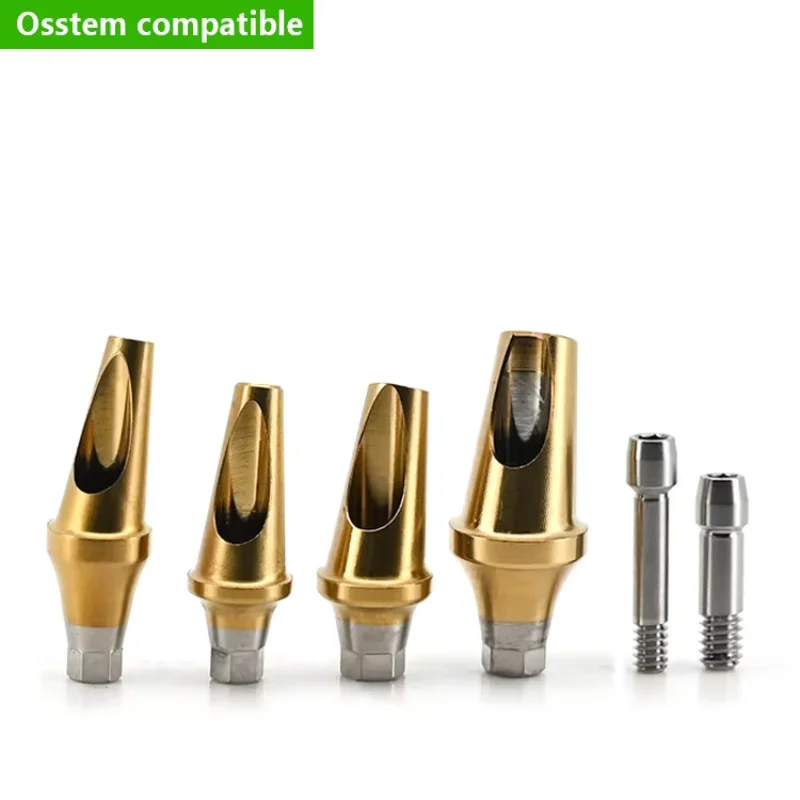 Osstem Angled Abutment 17 Degree A Type&B Type Titanium Abutment for Hiossen TS III Implant System Dental Parts in Stock