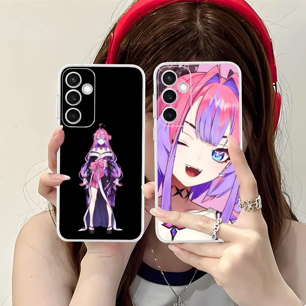 Holo Kikirara ViVi Clear Mobile Phone Case for Samsung Galaxy S25 S24 S23 S22 S21Plus FE Ultra Colorful Cover