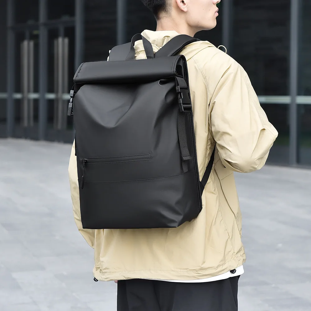 Europe and the United States new backpack for business travel, large-capacity commuter business trip, advanced feeling backpack.