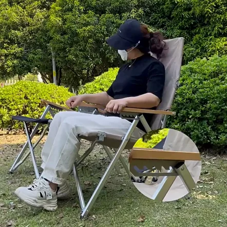 كرسي التخييم لرفع سبائك الألومنيوم