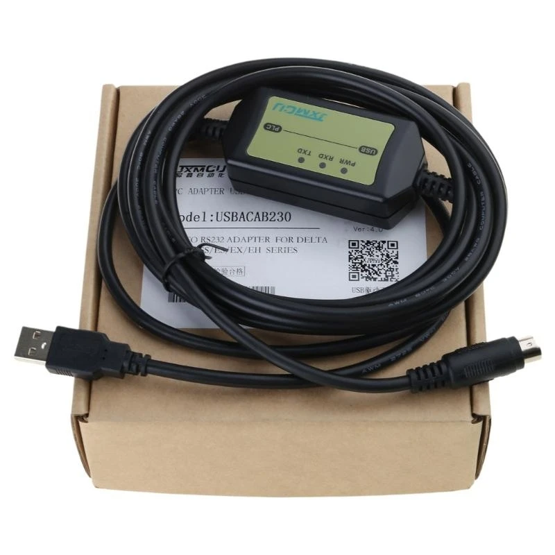 090F USB-ACAB230 для кабеля программирования PLC для USB-DVP EX EC SV