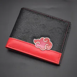 Naruto Anime Figure Foldable PU Coin Purse Men Children Bank ID Card Holder Card Clip Bag Cartoons Cosplay Clutch Wallets Gifts