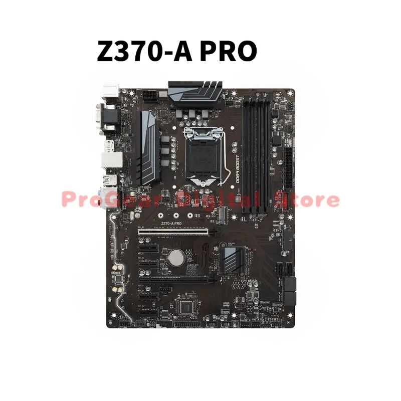 

Материнская плата MSI Z370-A PRO LGA 1151 DDR4 ATX поддерживает процессоры Intel 8-го/9-го поколения