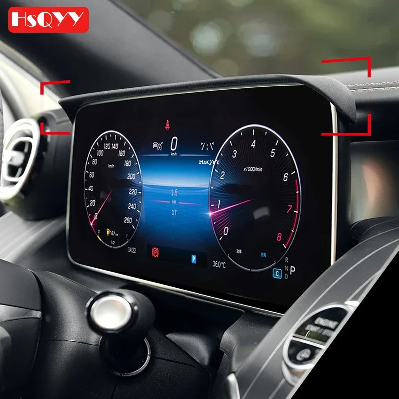 لمرسيدس بنز C GLC E الفئة W206 X254 W214 لوحة سيارة الملاحة شاشة التظليل الشمس الظل مجلس تعديل الملحقات