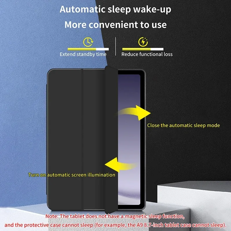 2025 جديد لهاتف سامسونج جالاكسي تاب A11 بلس A9 + 2025 S11 S10 Lite FE حافظة 11 "حامل مغناطيسي ناعم من السيليكون السائل #2