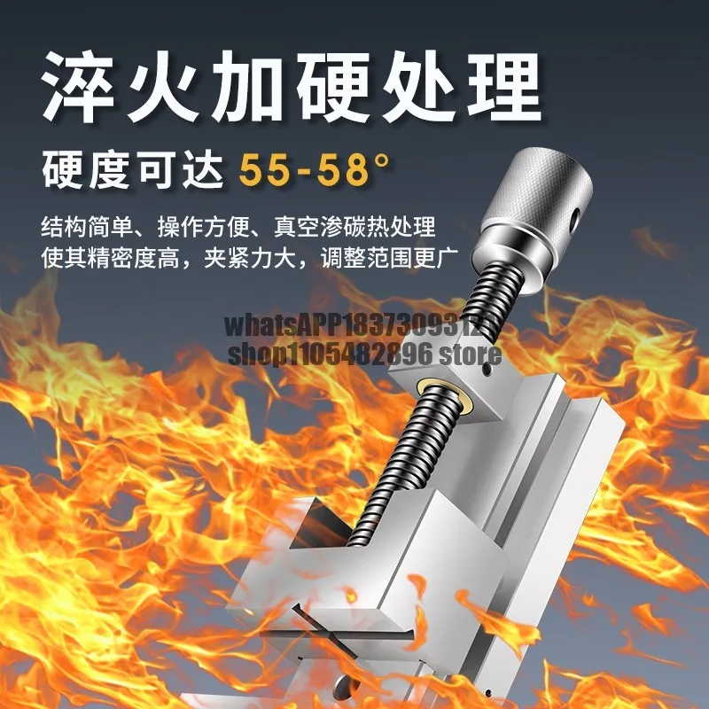 Stainless steel high-precision flat pliers grinding machine small fixture table vice angle ruler