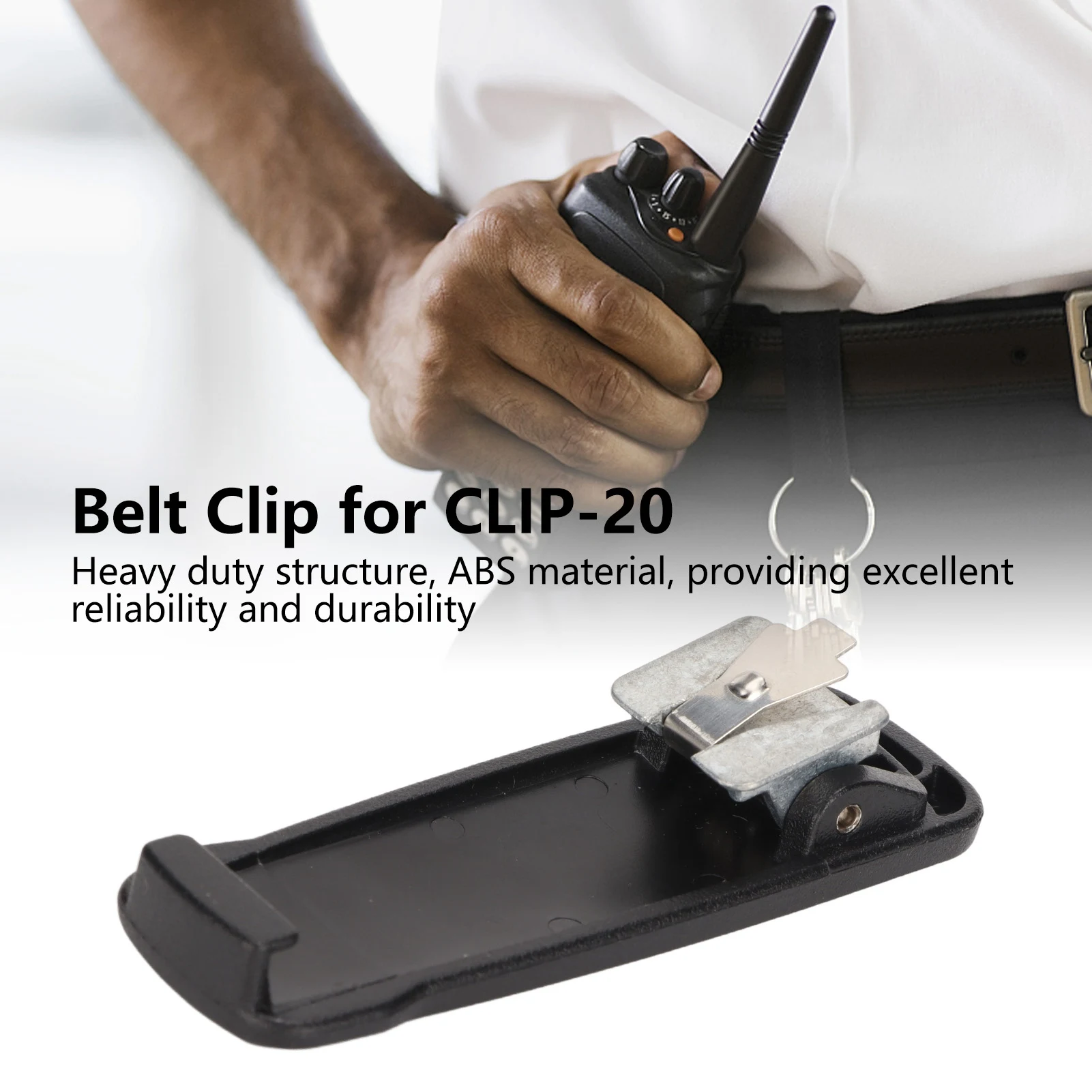 

Зажим для ремня Motorola для двухсторонней радиосвязи, простой в использовании, высококачественные новые запчасти для CLIP‑20 VX‑261 VX‑264 EVX‑261 VX‑451