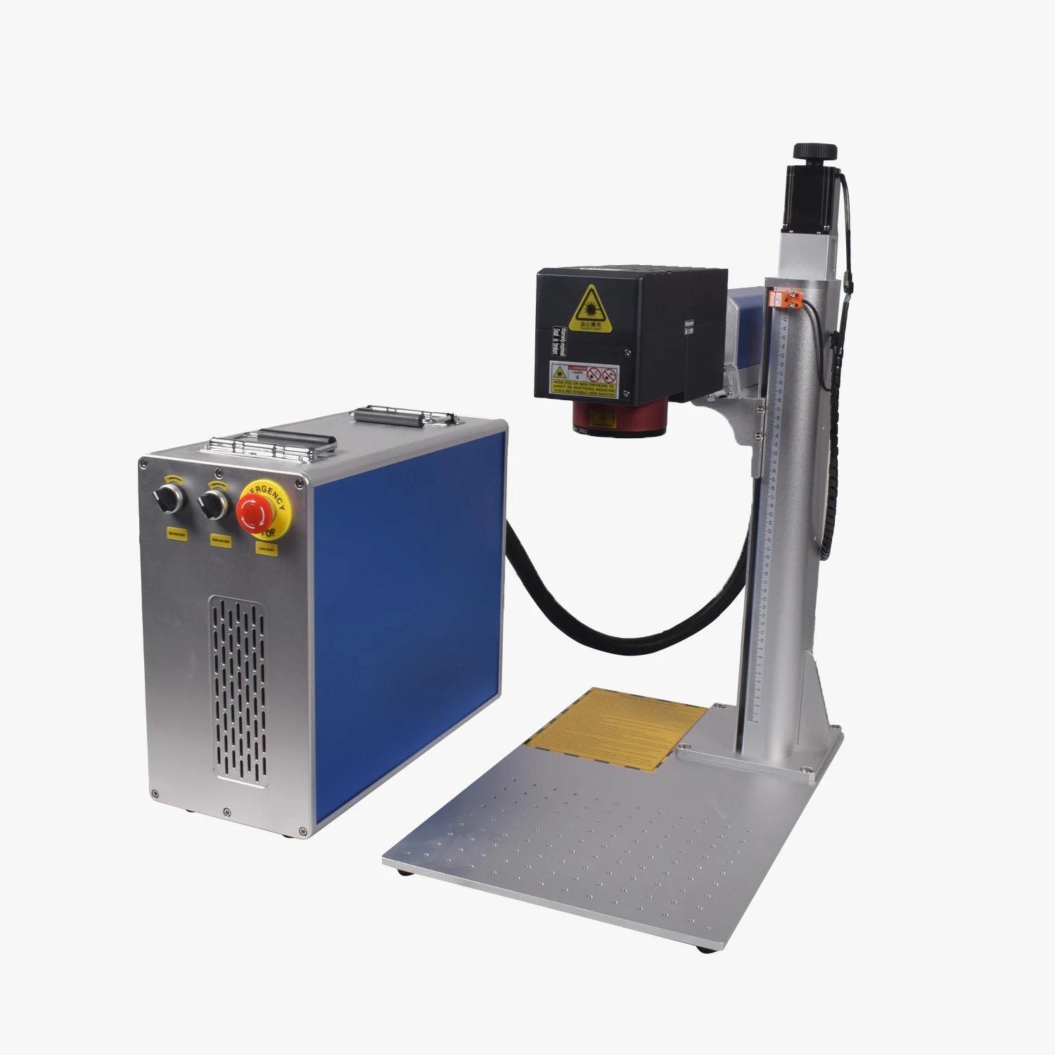 3D Relief Deep Engraving Machine 300W JPT Mopa Fiber Laser Marking Cutting Machine 3 Axis Laser Engraver for Metal