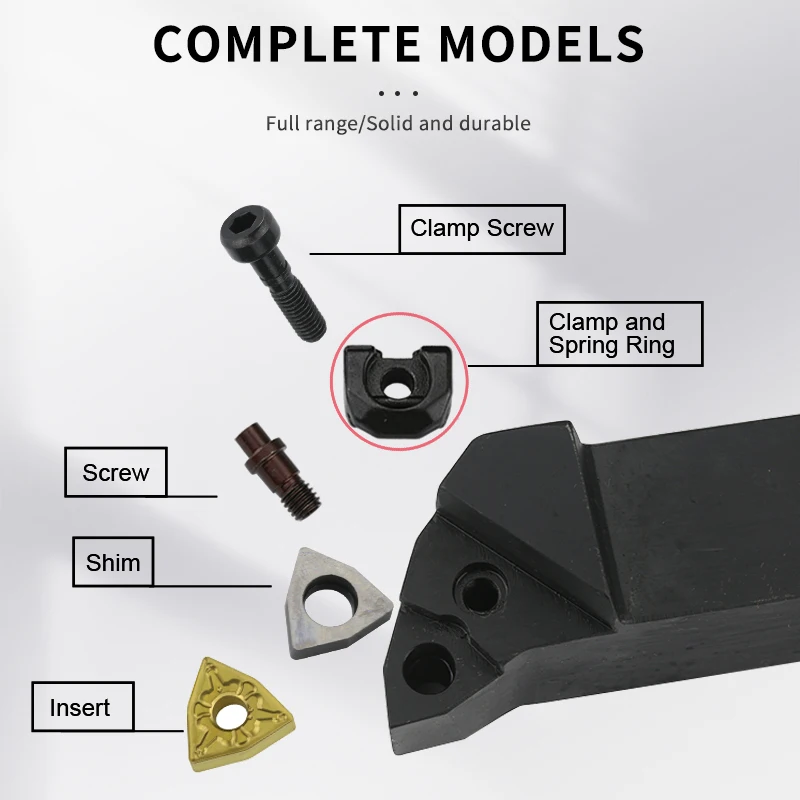 10/20/50 pz HLT-16 HL1810 HL1510 HL1814 HL2413 HL2113 HL2217 HLW-08 R4 R5 piastra di pressione morsetto a vite tornio CNC utensile per tornitura