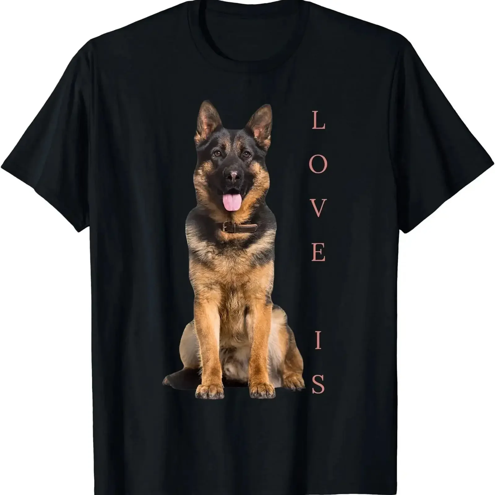 HOT German Shepherd Shepard Dog Mom Dad Love Pet Puppy T Shirt Size S 5XL vintage Washed streetwear Comfortable Stylish
