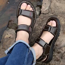 Beach Men's Sandal Casual Male Shoe Non-slip V Japanese Comfortable Breathable Stylish New Fashion Luxury Designer Arrival 39 H