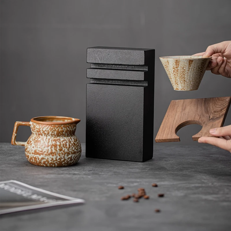 Coffee Cup New Fashion Exquisite High Sense Retro Style Hand Brewed Coffee Cup Tableware Drinkware Home Decoration