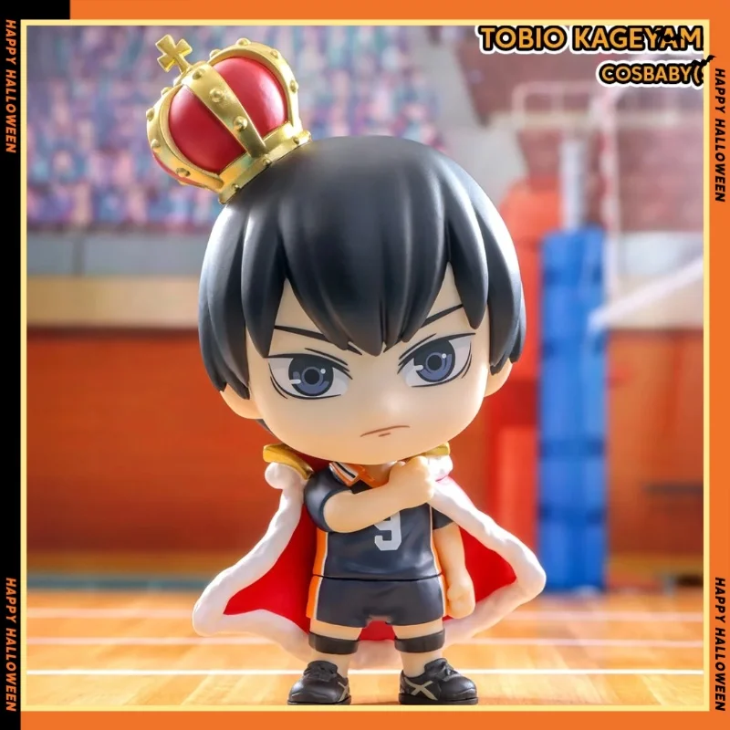 

IN STOCK Hot Toys Haikyu!! Shoyo Hinata Tobio Kageyama Cosbaby Mini Collectible Action Figures Anime Themed Toys for Fans