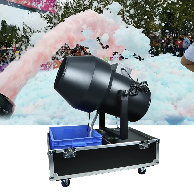 High Power 3000W Flycase Integrated Foam Cannon Machine for Swimming Pool Party