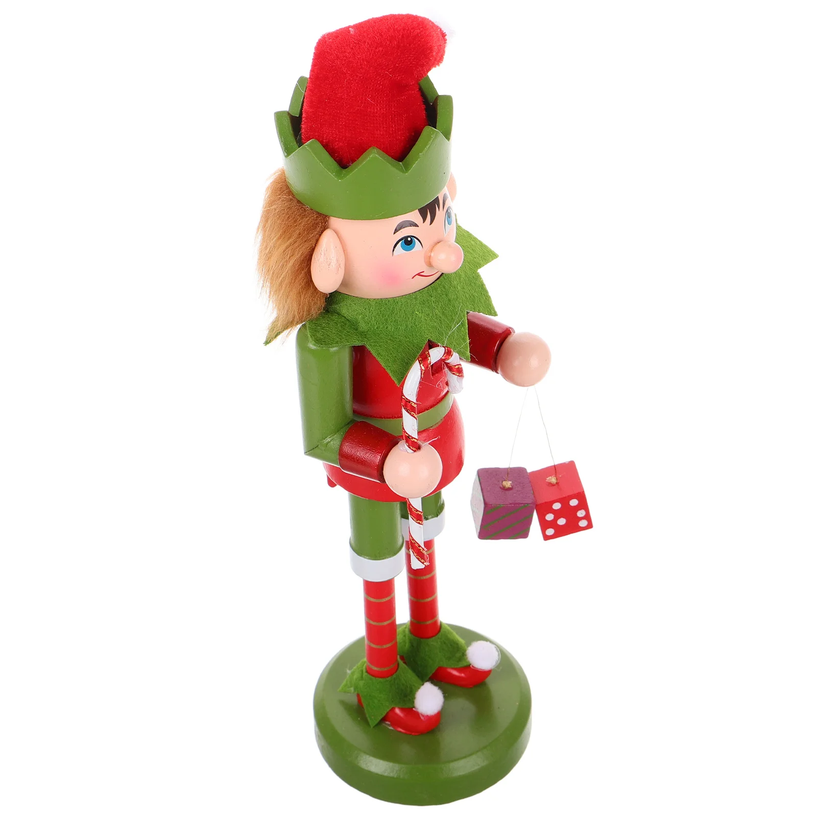 

Charming Christmas Nutcracker Wooden Decor Festive Elegance Holiday Decoration Mantel Shelf Indoor Space Figure