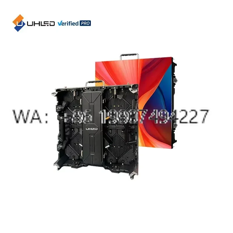 P2.6 Outdoor Rental LED Display Panel High Refresh Rate 7680Hz Screen Quick Lock IP65 Waterproof Video Wall