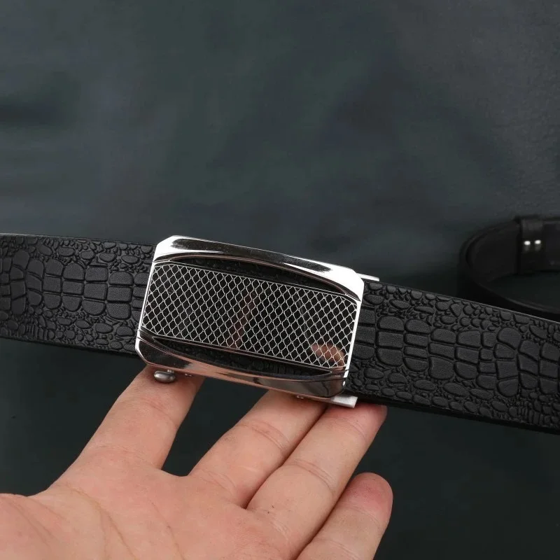 ceinture-pour-homme-en-cuir-de-vache-veritable-motif-crocodile-a-carreaux-fabriquee-a-la-main-importee-d'italie-avec-une-couche-superieure-en-cuir-de-vache-en-cuir-304-st