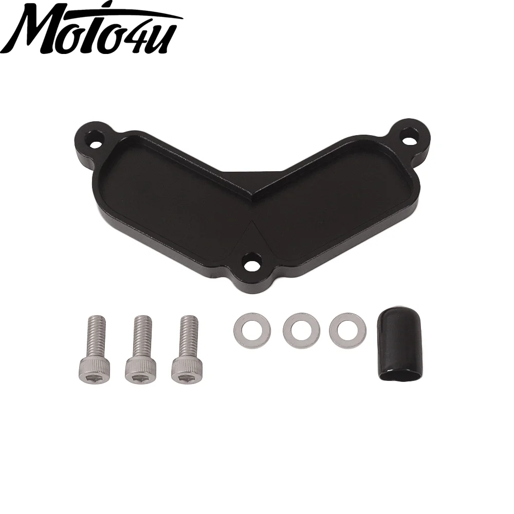 MOTO4U Motorcycle Smog Block Off Blanking Plate For Aprilia RS660 Tuono 660 2020 2021 2022 Tuareg 660 2021 2022