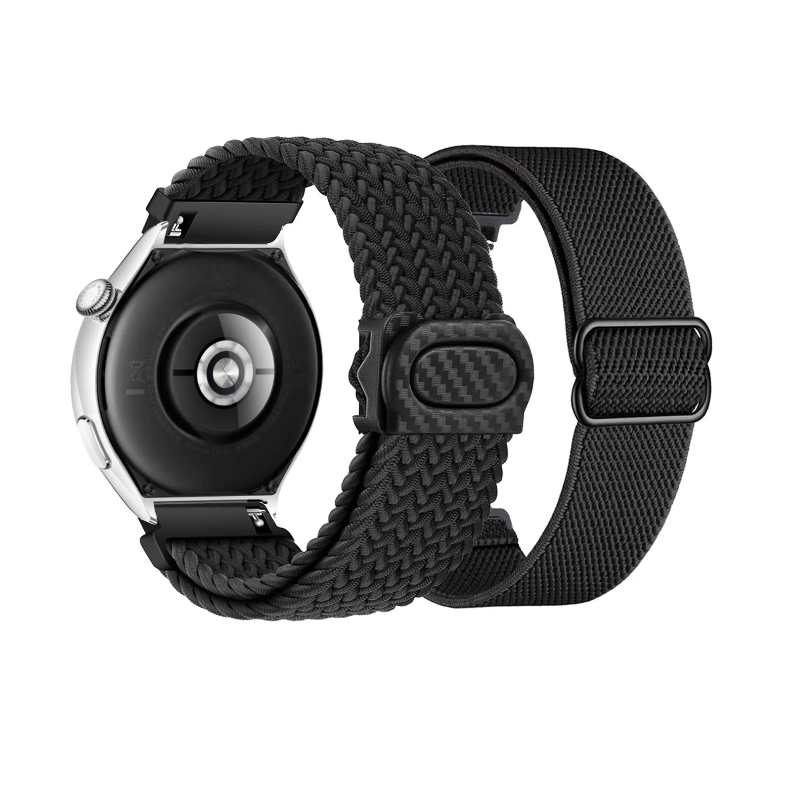 

2pcs Elastic Nylon Bands for Huawei Watch 3 Classic 46mm Strap for Men and Women