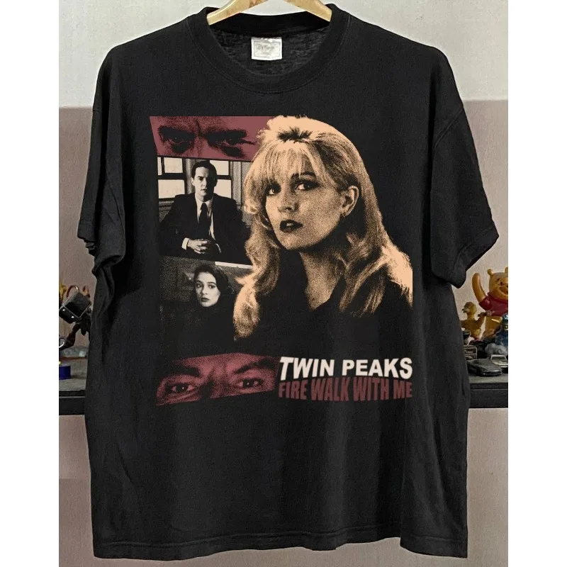Jaws Movie Poster Inspiration Neutral Black T-shirt Four Seasons Men and Women Pure Cotton Casual Fashion Streetwear