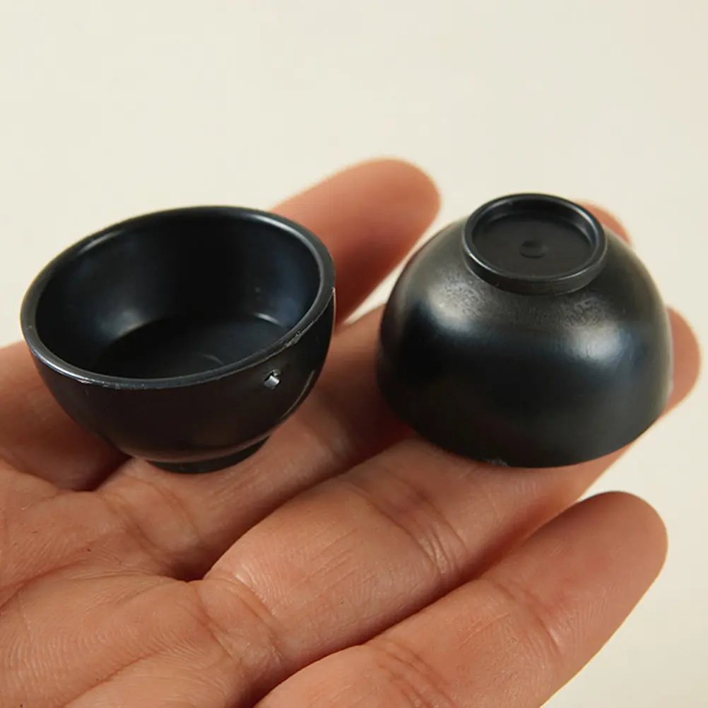 

20Pcs Realistic Miniature House Bowls Simulation Tiny Bowls for Mini House Decoration Kitchen Pretend Play Long-Lasting Plastic
