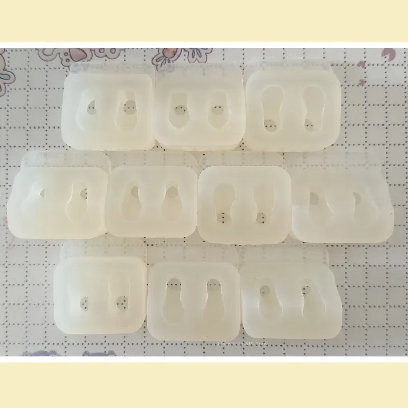 2.2cm Proportional Shoe Last Silicone Mold Foot Mold Shoe Shape Ultra-light Clay OB11 Doll Accessories Polymer Clay Tool