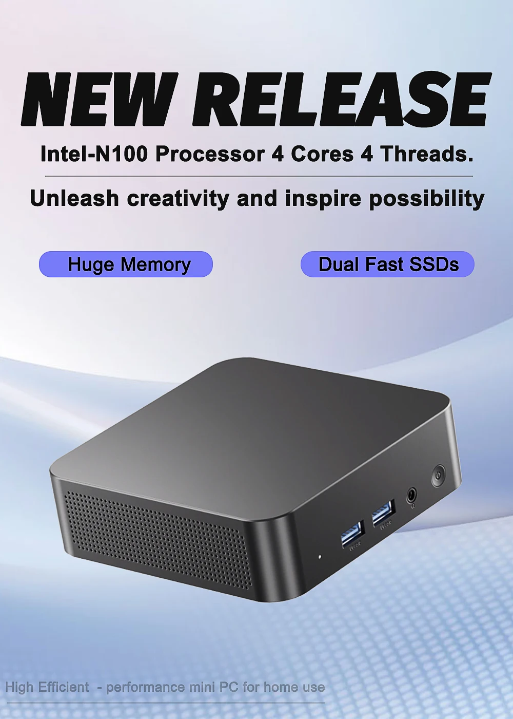 Eglobal Murah NUC AMD Gaming Mini PC Ryzen 7 5600H Ryzen 5 3500H 2 * DDR4 NVMe SSD Komputer Desktop Windows 11 Pro 4K HTPC WiFiBT